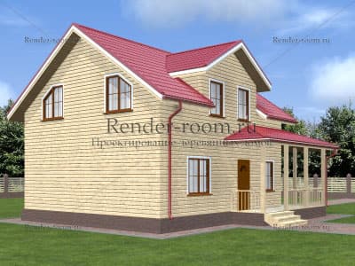 Проект  Площадь: 121, Размер: 8х9