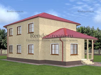 Проект П-368 Площадь: 156, Размер: 8х14