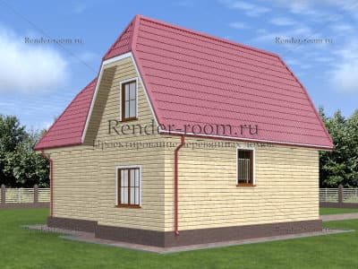 Проект  Площадь: 124, Размер: 9х10