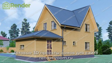 Проект П-370 Площадь: 115, Размер: 8х12