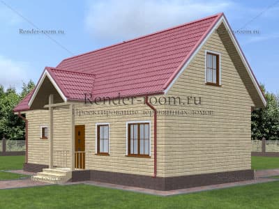 Проект  Площадь: 108, Размер: 7х12