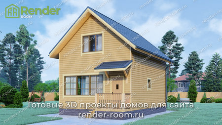 Проект  Площадь: 88, Размер: 6х8