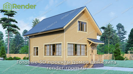 Проект  Площадь: 88, Размер: 6х8