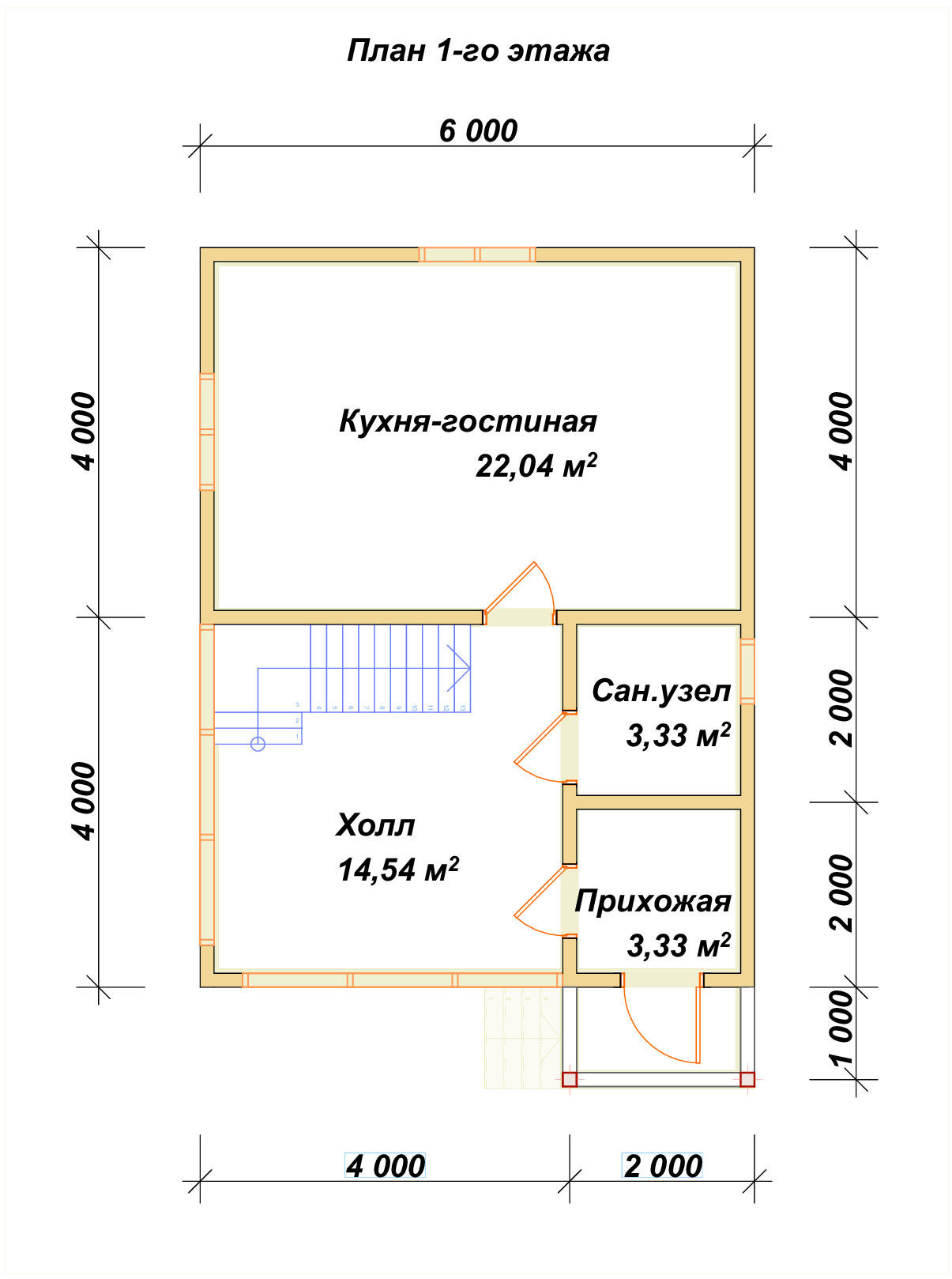 П-379 План первого этажа П-379 План первого этажа