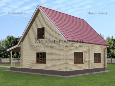 Проект  Площадь: 134, Размер: 8х9