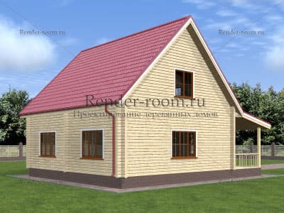 Проект  Площадь: 134, Размер: 8х9