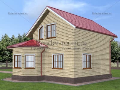 Проект  Площадь: 87, Размер: 8х9