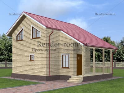 Проект  Площадь: 86, Размер: 8х8