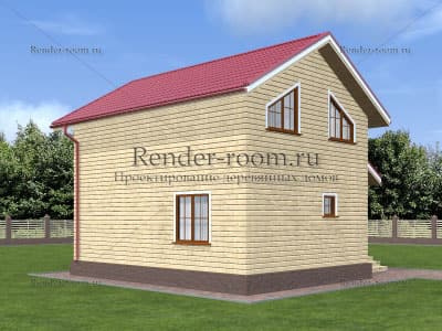 Проект  Площадь: 86, Размер: 8х8