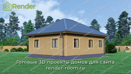 Проект П-387 Площадь: 71, Размер: 8х10