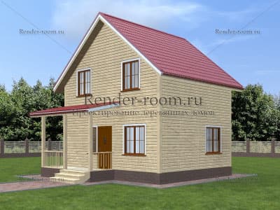 Проект  Площадь: 77, Размер: 6х7