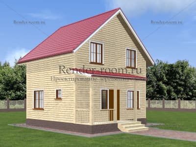 Проект  Площадь: 77, Размер: 6х7