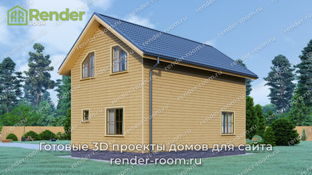 Проект  Площадь: 80, Размер: 6х9