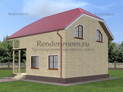 Проект П-399 Площадь: 114, Размер: 8х9