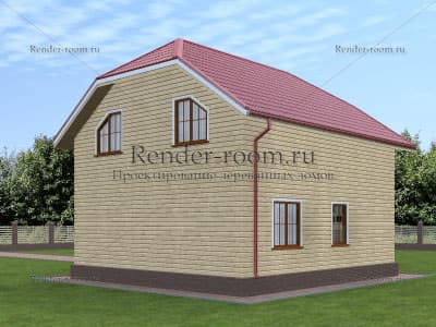 Проект П-399 Площадь: 114, Размер: 8х9