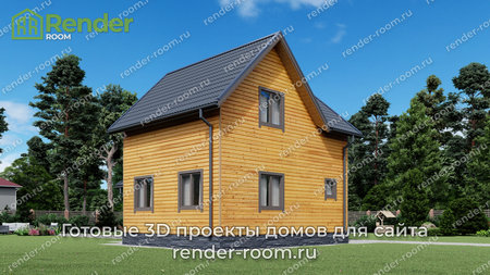 Проект П-4 Площадь: 80, Размер: 6х8