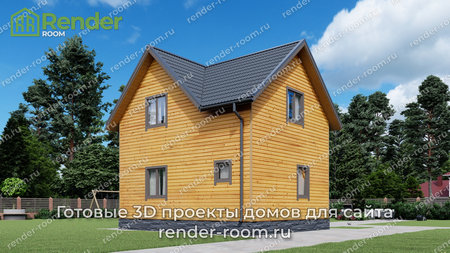 Проект П-4 Площадь: 80, Размер: 6х8