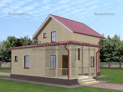 Проект  Площадь: 84, Размер: 6х10