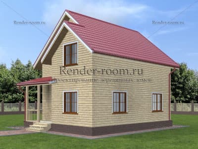 Проект  Площадь: 109, Размер: 8х9