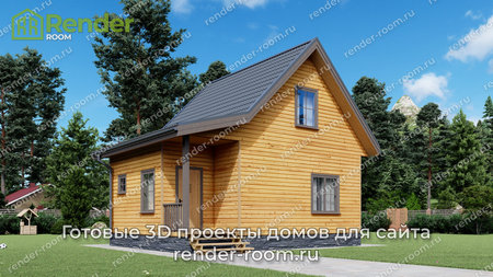 Проект  Площадь: 56, Размер: 6х8