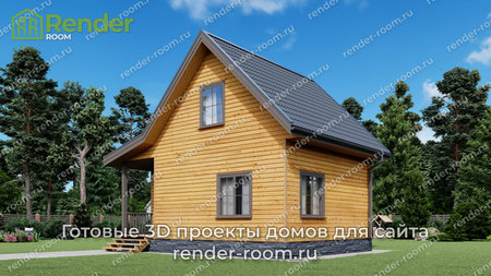 Проект  Площадь: 56, Размер: 6х8