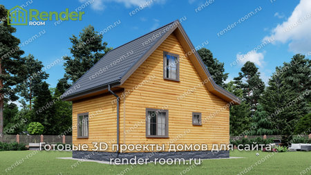 Проект  Площадь: 56, Размер: 6х8