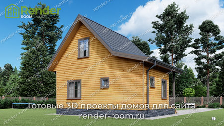 Проект  Площадь: 56, Размер: 6х8