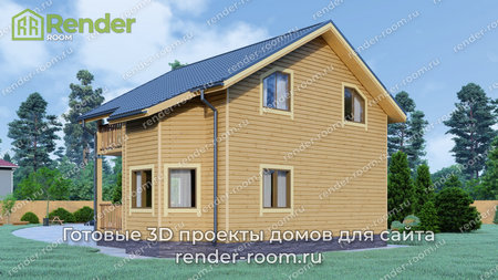 Проект  Площадь: 100, Размер: 8х9