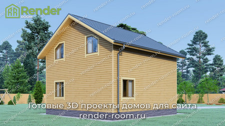 Проект  Площадь: 100, Размер: 8х9