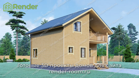 Проект  Площадь: 100, Размер: 8х9