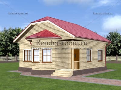 Проект П-407 Площадь: 56, Размер: 8х10