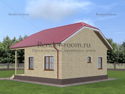 Проект П-407 Площадь: 56, Размер: 8х10