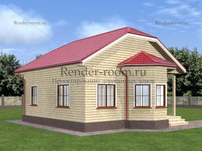 Проект П-407 Площадь: 56, Размер: 8х10