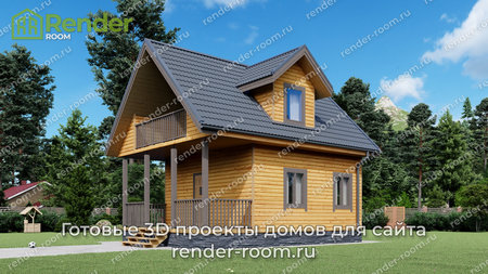 Проект П-408 Площадь: 57, Размер: 6х8