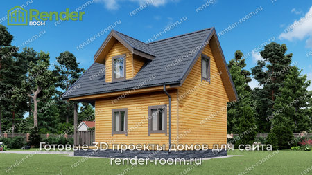 Проект П-408 Площадь: 57, Размер: 6х8