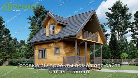 Проект П-408 Площадь: 57, Размер: 6х8