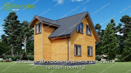 Проект  Площадь: 56,34, Размер: 8х8