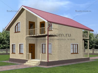 Проект П-411 Площадь: 96, Размер: 8х10