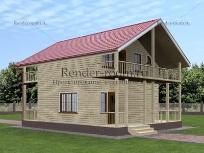 Проект П-411 Площадь: 96, Размер: 8х10