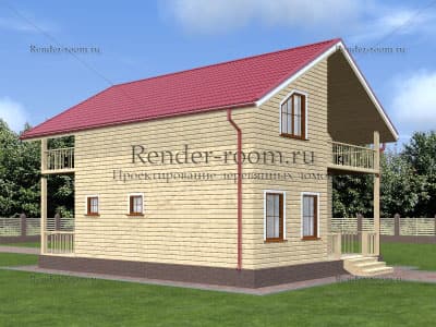 Проект П-411 Площадь: 96, Размер: 8х10