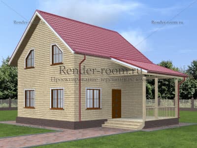 Проект  Площадь: 102, Размер: 8х12