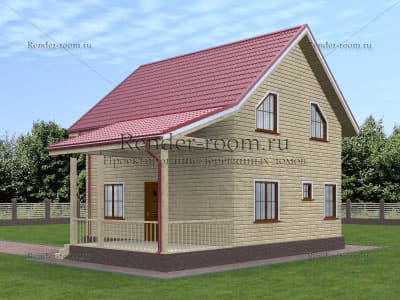 Проект  Площадь: 102, Размер: 8х12