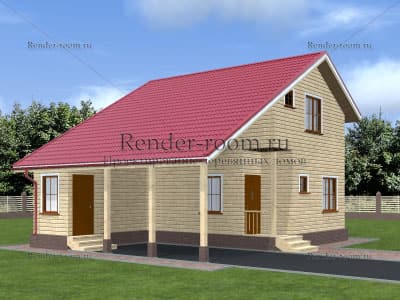 Проект  Площадь: 88, Размер: 8х10