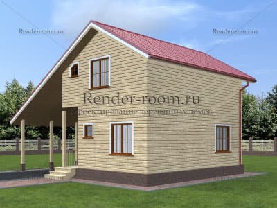 Проект  Площадь: 88, Размер: 8х10