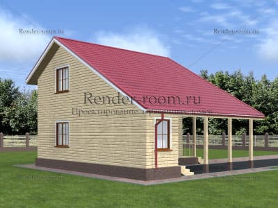 Проект  Площадь: 88, Размер: 8х10