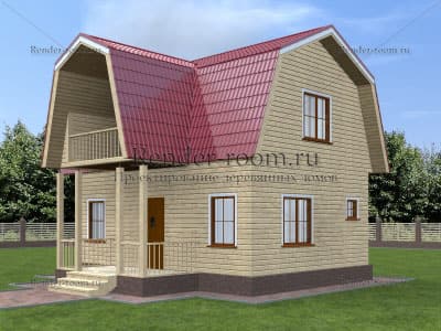 Проект  Площадь: 69, Размер: 6х8