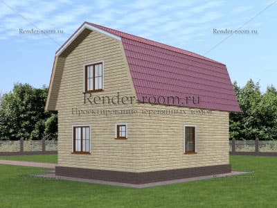 Проект  Площадь: 69, Размер: 6х8