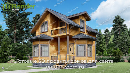 Проект  Площадь: 54,87, Размер: 7х8