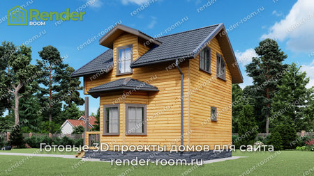 Проект  Площадь: 54,87, Размер: 7х8