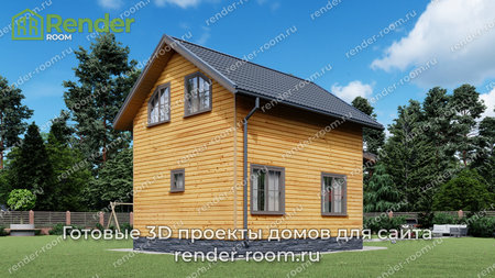 Проект  Площадь: 54,87, Размер: 7х8